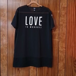 Victoria's Secret Sport Mesh Workout Tee Size L